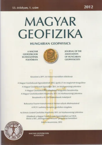 Magyar geofizika 2012/1-4. Teljes évfolyam Akciós ár