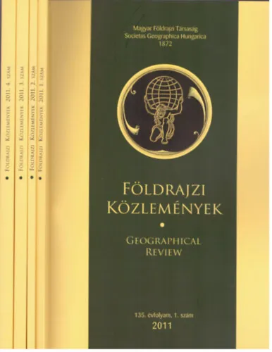 Földrajzi közlemények 2011. (1-4. szám, teljes évfolyam) Ajánlat