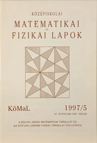 Középiskolai Matematikai és Fizikai Lapok - 1997/5 Akciós ár