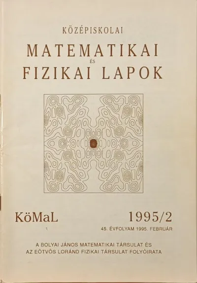 Olcsóbb Középiskolai Matematikai és Fizikai Lapok - 1995/2