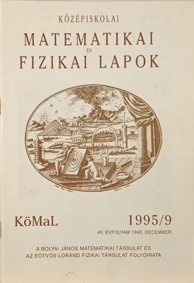 Vedd meg online Középiskolai Matematikai és Fizikai Lapok - 1995/9