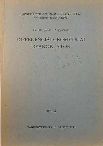 Ne maradj le Differenciálgeometriai gyakorlatok