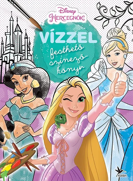 VÍZZEL FESTHETŐ SZÍNEZŐKÖNYV - DISNEY HERCEGNŐK Biztonságos fizetés