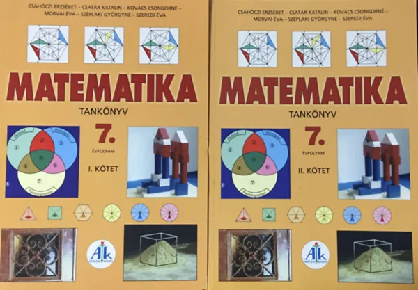 Matematika tankönyv 7. évfolyam I-II. kötet Vásárlói kedvenc