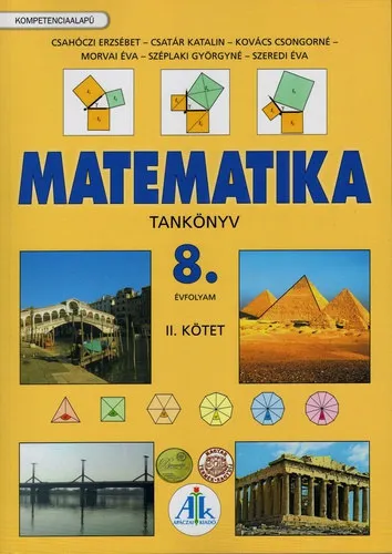 Matematika tankönyv 8. o. I-II. kötet Legjobb ár