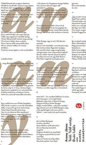 Népszerű TOLDI - TOLDI ESTÉJE - BUDA HALÁLA - EDK