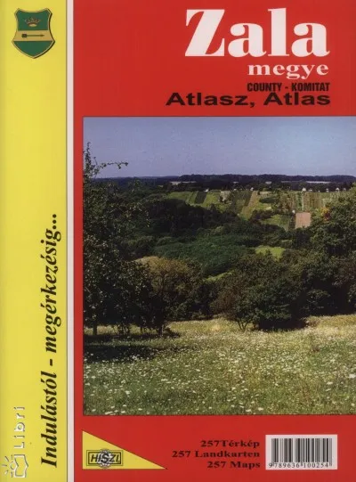 Bestseller Zala megye atlasz - 1:20 000