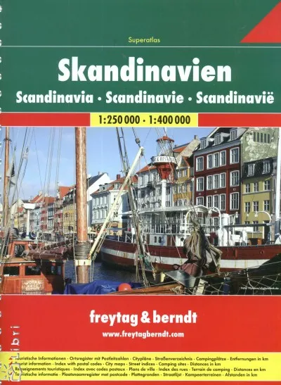 Skandinavien Superatlas - 1:250 000 - 1:400 000 Csak ma