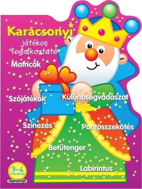 Vásárlói kedvenc KARÁCSONYI JÁTÉKOS FOGLALKOZTATÓ - LILA