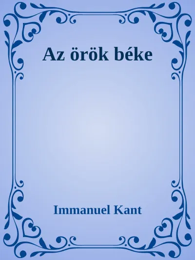 Azonnali szállítás Az örök béke