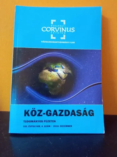 Szuper ajánlat Köz-gazdaság - Tudományos füzetek (XIII. évf. 4. szám - 2018. december)