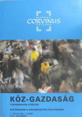 Köz-gazdaság - Tudományos füzetek X. évfolyam, 4. szám (2015. december) Kihagyhatatlan ajánlat