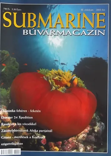 Kedvezmény Submarine Búvármagazin 2002. ősz