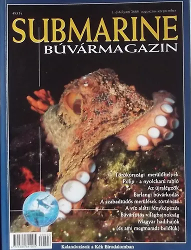 Submarine Búvármagazin 2000. augusztus-szeptember Árengedmény