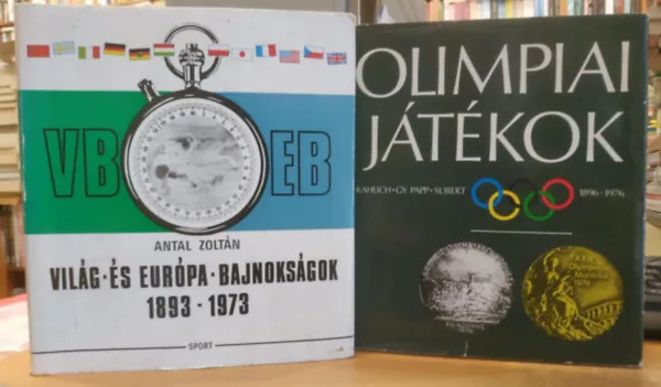 Csak ma 2 db Olimpiai játékok + Világ- és Európa bajnokságok 1893-1973