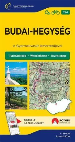 Ne maradj le BUDAI-HEGYSÉG TURISTATÉRKÉP [TT6] - A GYERMEKVASÚT ISMERTETŐJÉVEL
