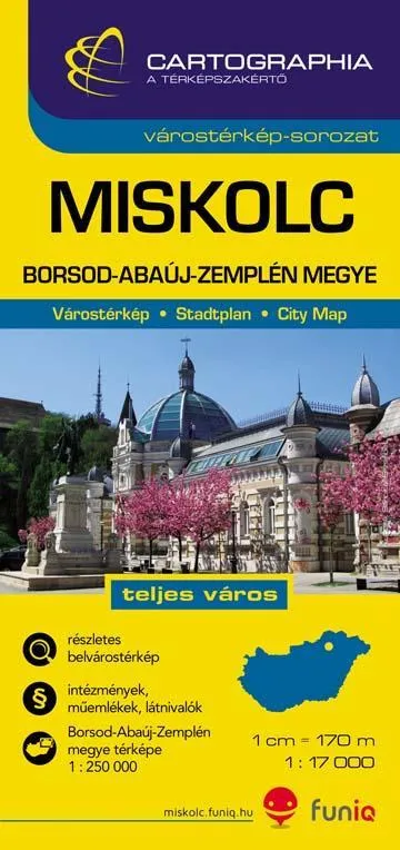 MISKOLC VÁROSTÉRKÉP - "SC" - Kedvezményes ár