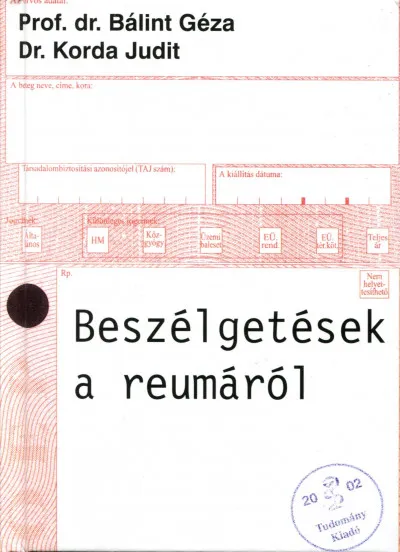 Beszélgetések a reumáról Gyors kiszállítás
