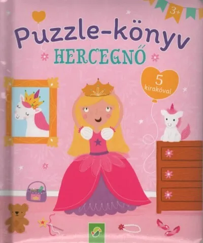 Kiárusítás Puzzle-könyv: Hercegnő - 5 kirakóval