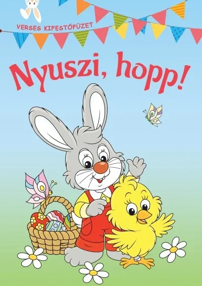 Vedd meg online Nyuszi, hopp! - Verses kifestőfüzet §H