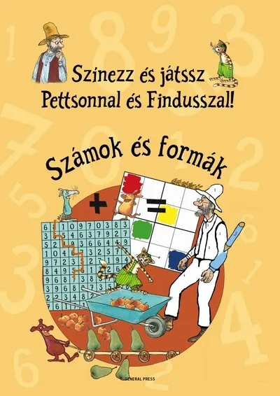 Végkiárusítás Színezz és játssz Pettsonnal és Findusszal! - Számok és formák