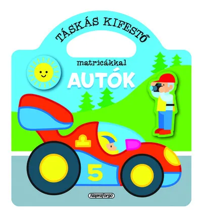 Utolsó esély Táskás kifestő matricákkal - Autók