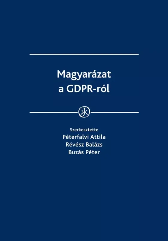 Korlátozott ajánlat Magyarázat a GDPR-ról - E-könyv