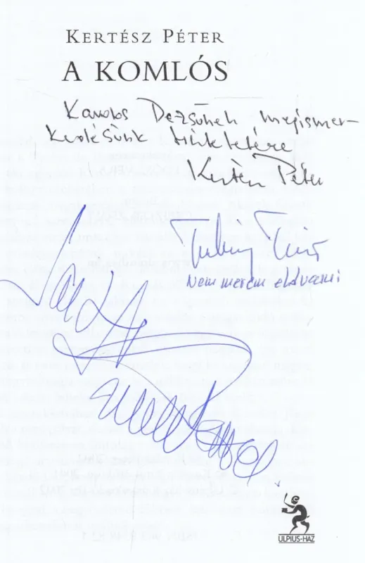 A Komlós (dedikált) Kedvezmény