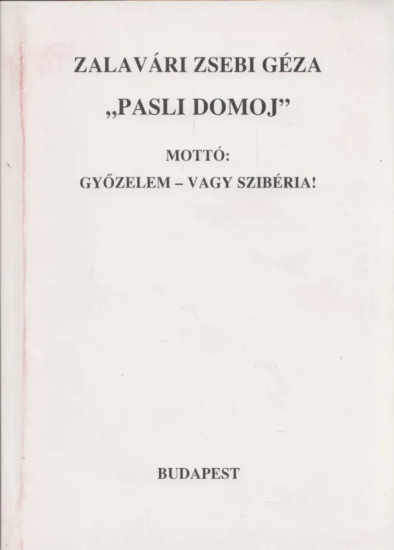 "Pasli domoj" Expressz szállítás