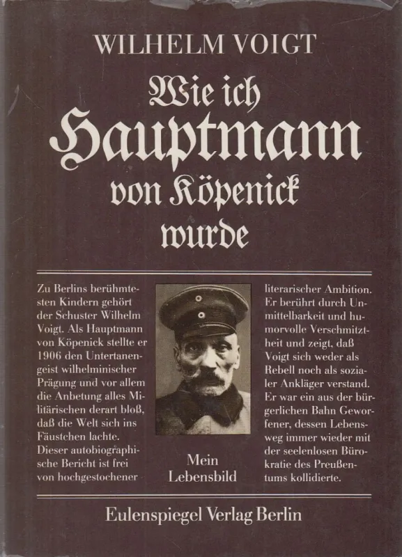 Különleges ajánlat Wie ich Hauptmann von Köpenick wurde
