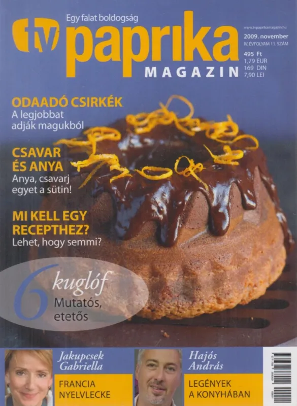 TV paprika magazin 2009. november Legkelendőbb