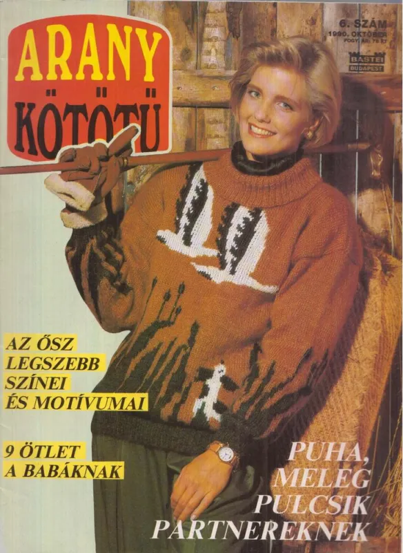 Akciós ár Arany Kötőtű 1990. október 6. szám