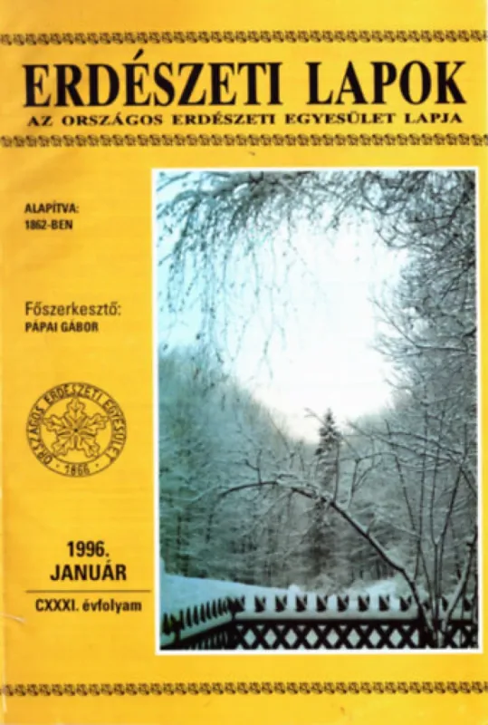 Vedd meg most Erdészeti Lapok 1996-1997 (2 teljes évfolyam)