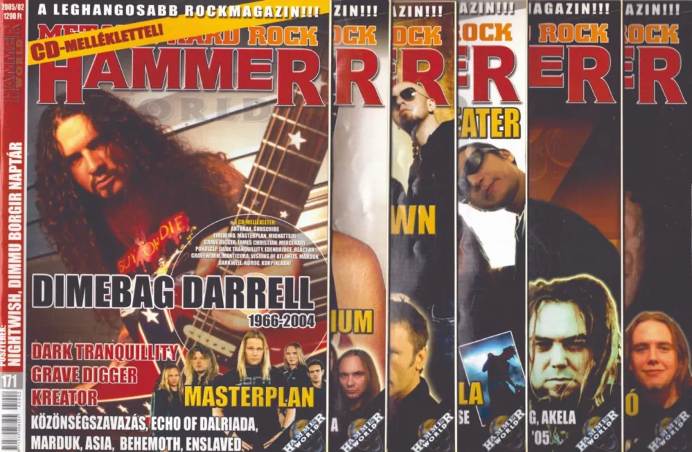 Expressz szállítás Metal Hammer 2005/2., 5., 6., 7-8, 10., 11. számok (7 szám)
