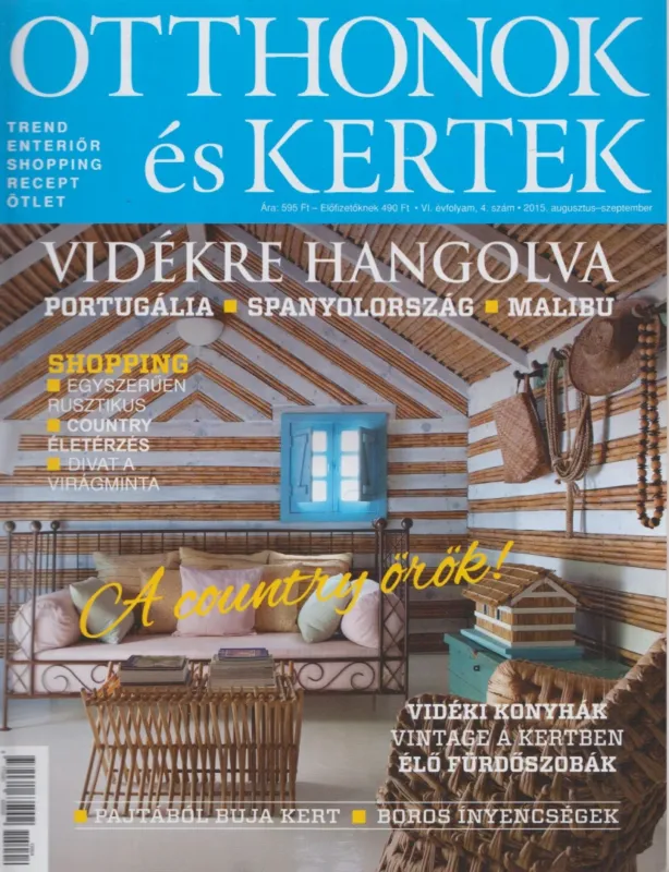 Kiárusítás Otthonok és kertek 2015. augusztus-szeptember
