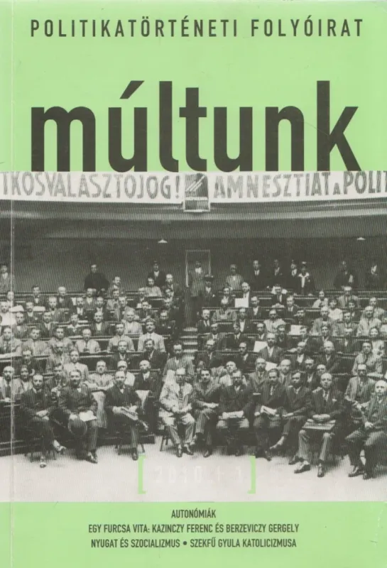 Múltunk 2010/1. Kiárusítás