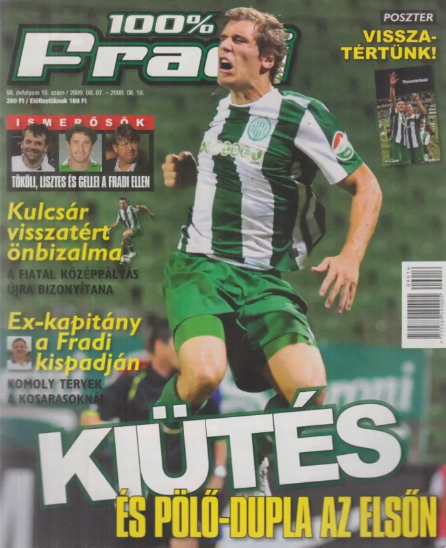 100% Fradi VII. évf. 16. szám Utolsó esély
