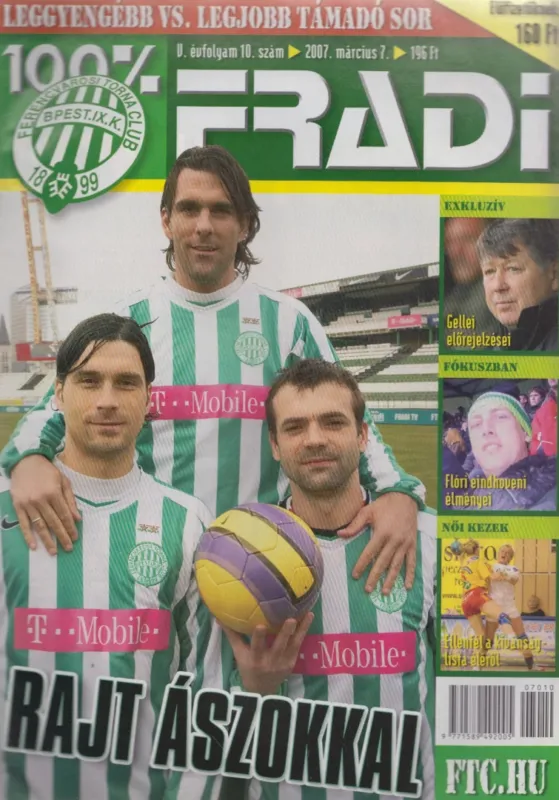 100% Fradi V. évf. 10. szám Csak ma