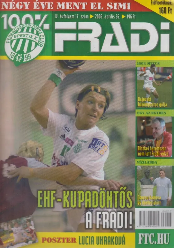 Kedvezmény 100% Fradi IV. évf. 17. szám