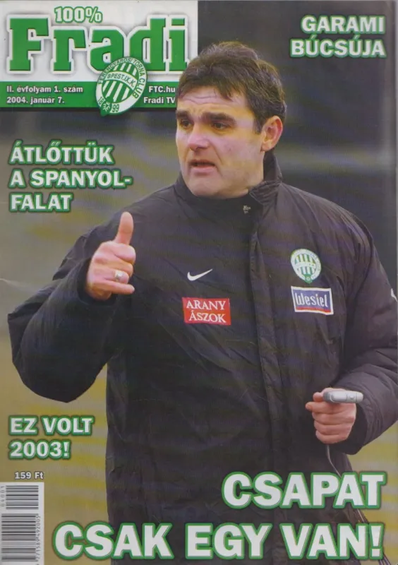 100% Fradi II. évf. 1. szám Szuper ajánlat