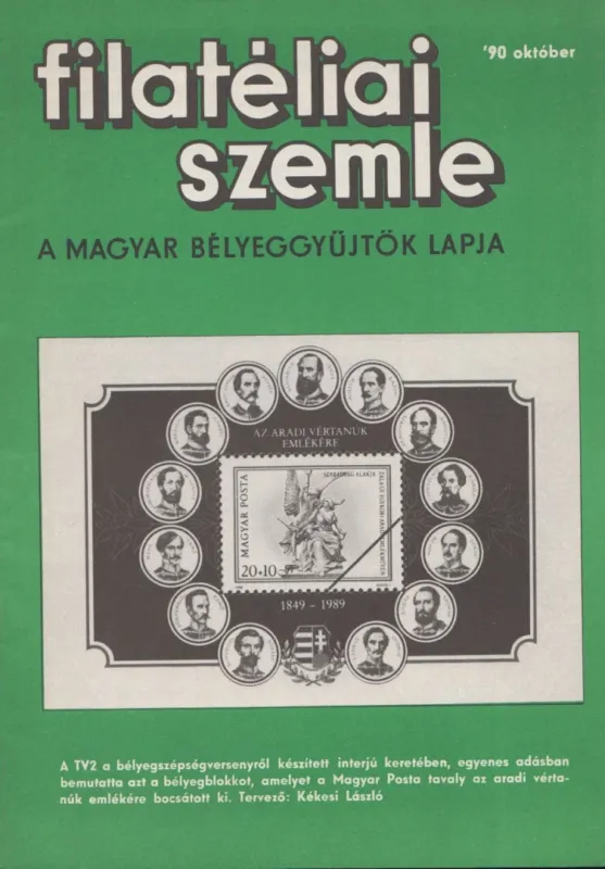 Filatéliai szemle 1990. október Legnépszerűbb