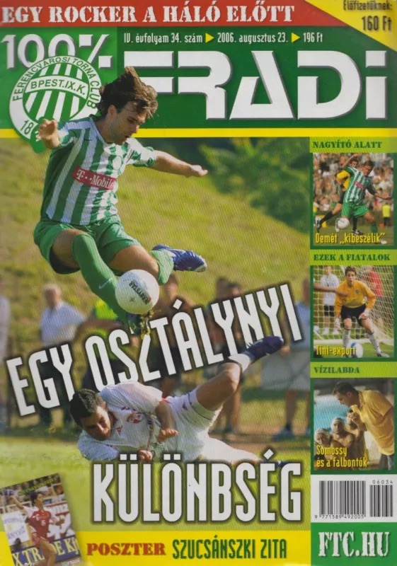 Kedvezmény 100% Fradi IV. évf. 34. szám