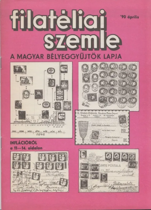 Legkelendőbb Filatéliai szemle 1990. április