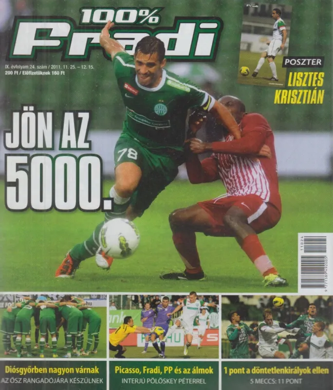 100% Fradi IX. évf. 24. szám Árcsökkenés
