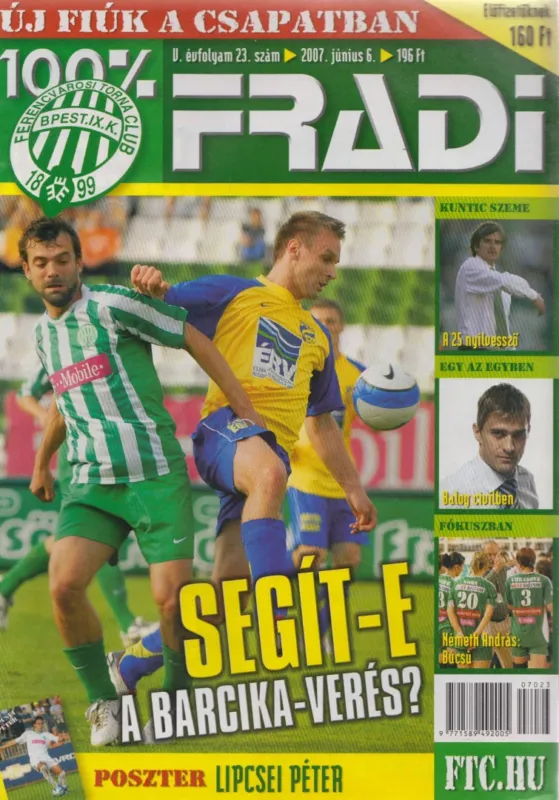 Legkelendőbb 100% Fradi V. évf. 23. szám