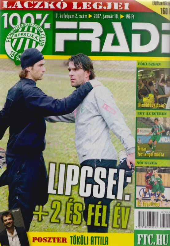 Korlátozott ajánlat 100% Fradi V. évf. 2. szám