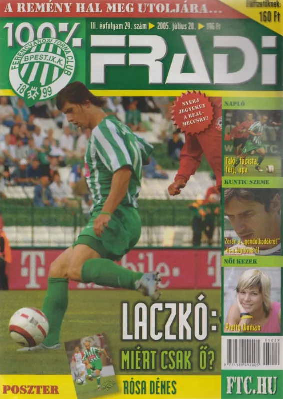 100% Fradi III. évf. 29. szám Kedvezmény