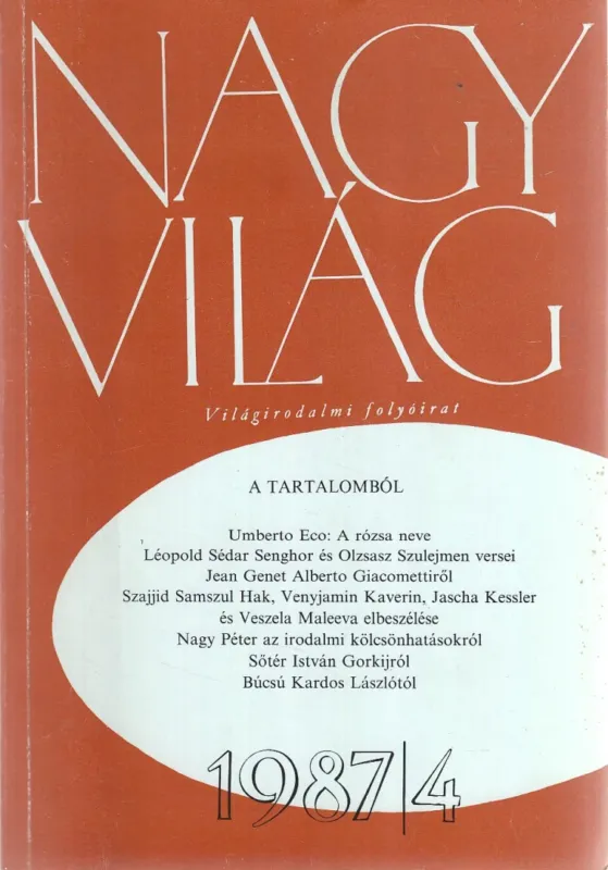 Nagyvilág 1987/4 Akció
