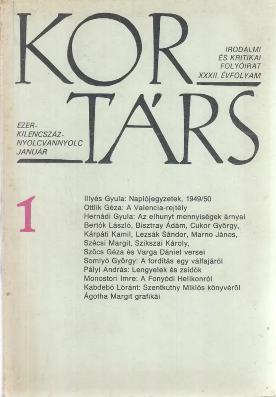 Utolsó esély Kortárs 1988/01