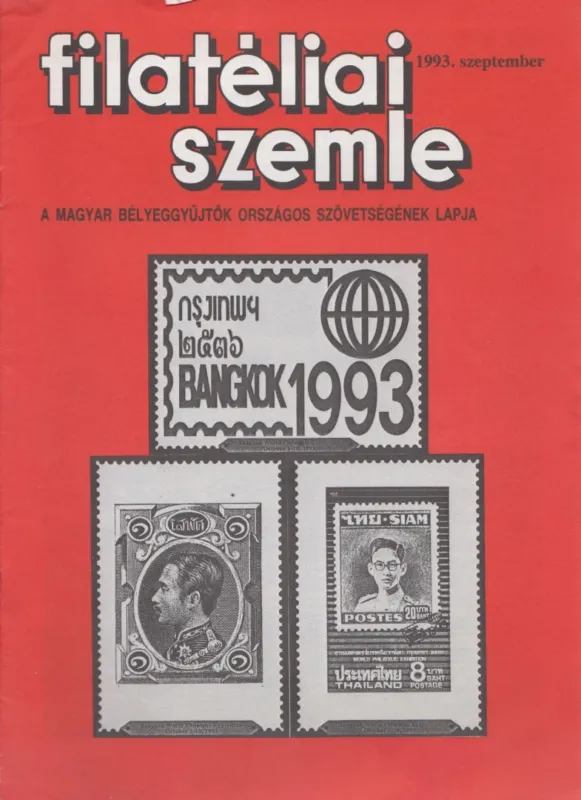 Filatéliai szemle 1993. szeptember Bestseller